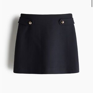 H&M Navy Blue A-Line Skirt